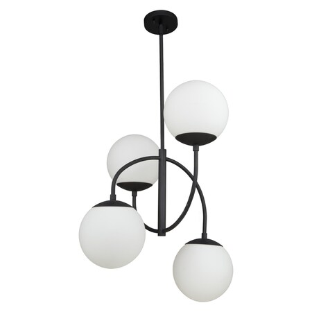 Artcraft Moonglow Sc13224Bk Chandelier SC13224BK